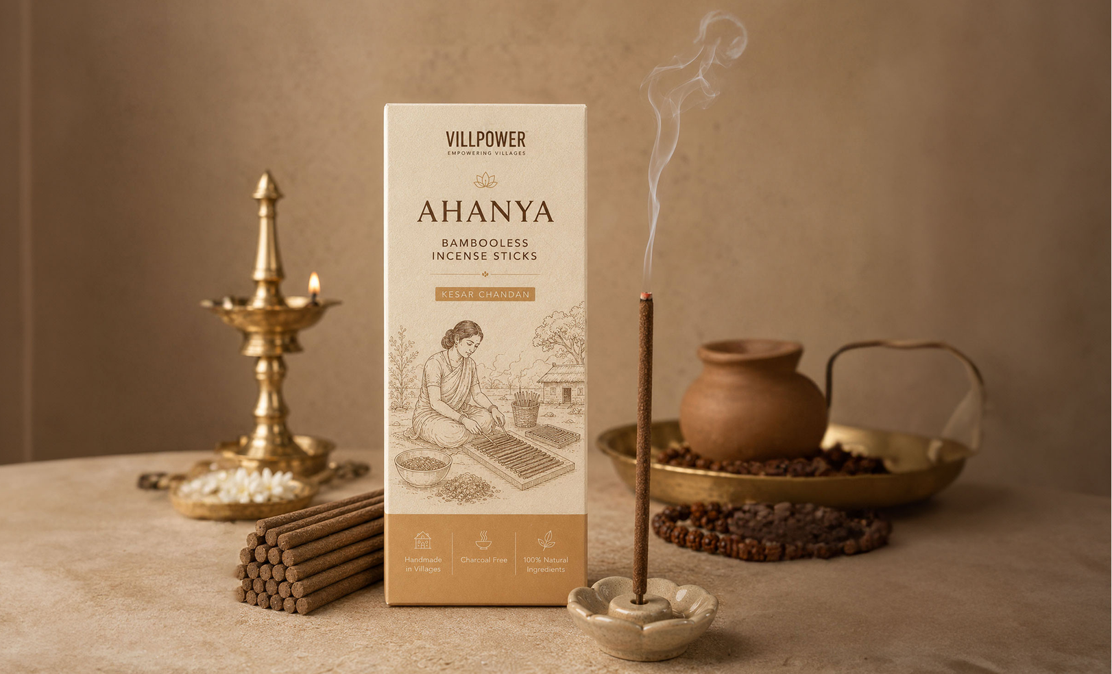 bambooless incense stick